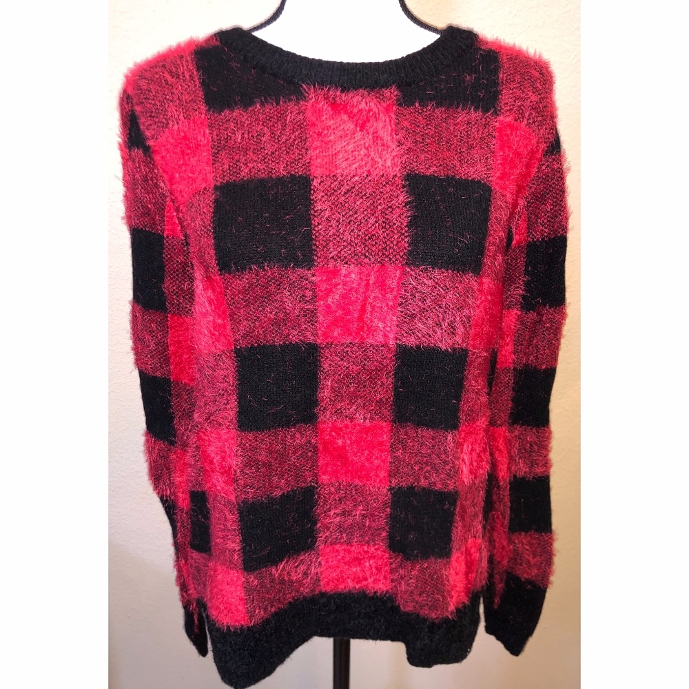 For The Republic Buffalo Plaid Sweater size Large